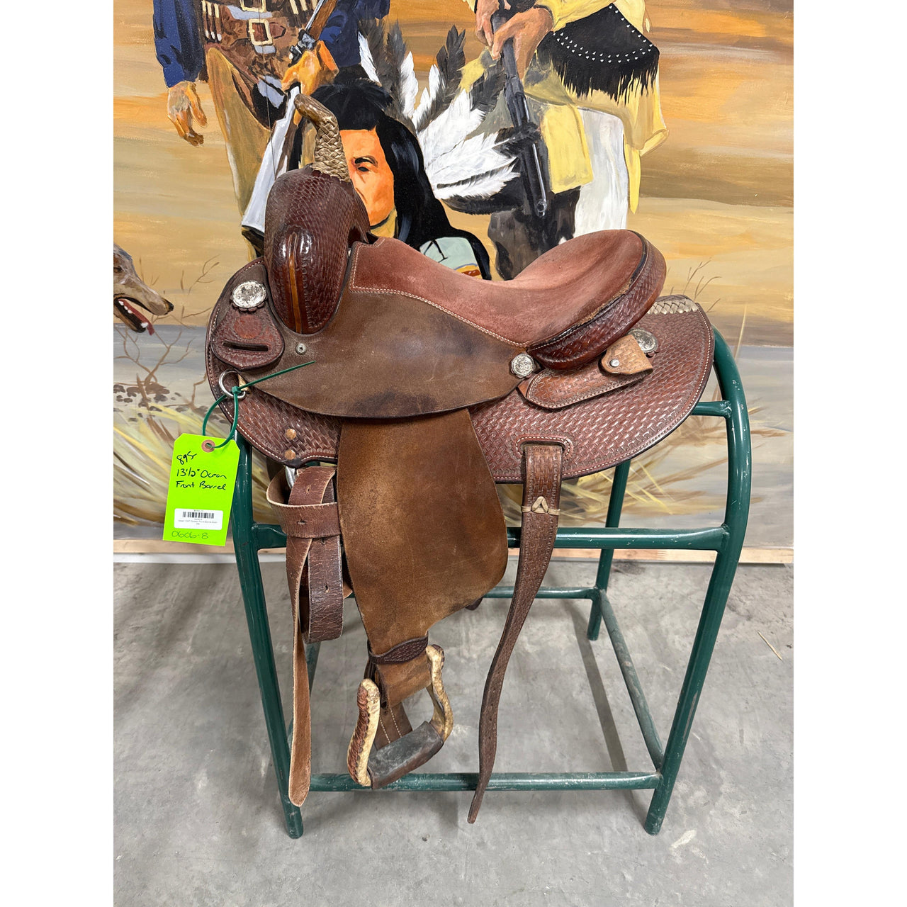Used 13.5" Ocean Front Barrel Saddle