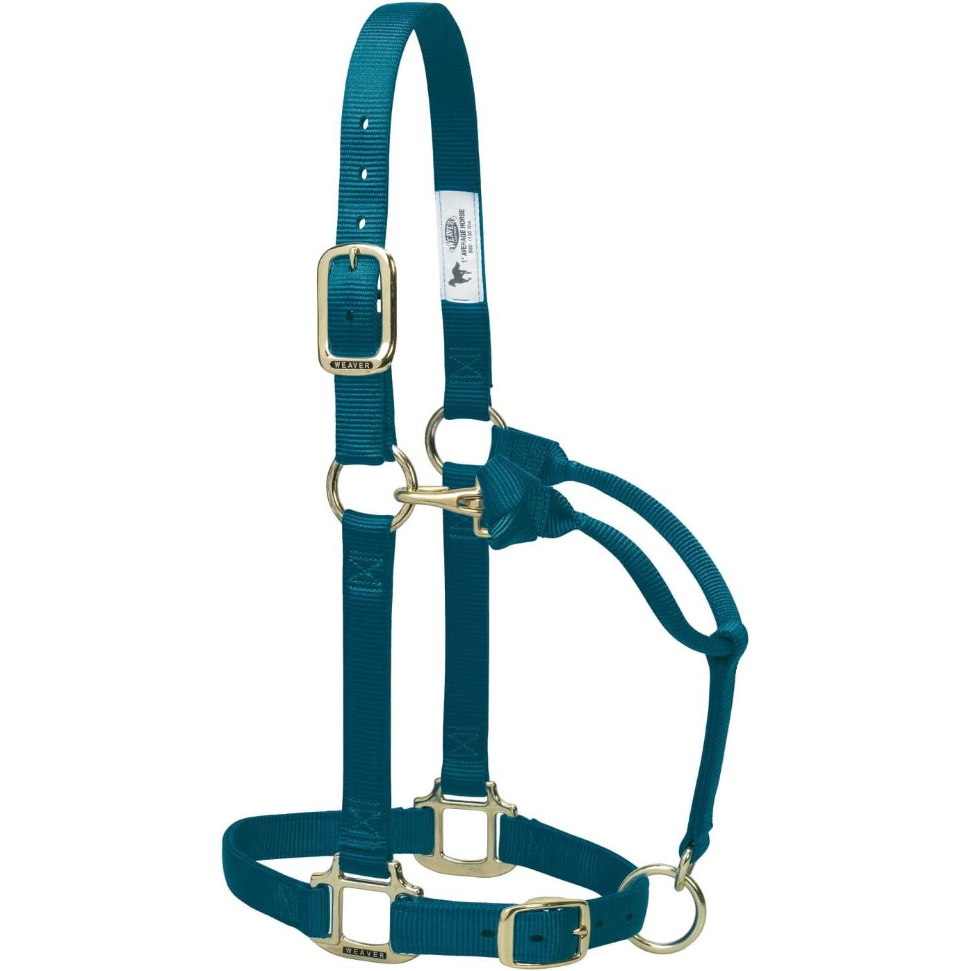 Weaver Leather Original Adjustable Nylon Horse Halter 1" Small - Multiple Colours - Irvine Tack & Western Wear