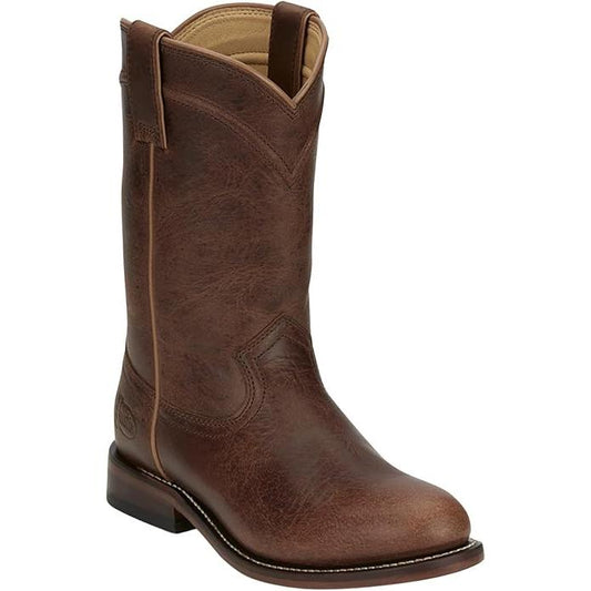 Justin Women's Holland 10" Roper Western Boot- Tan