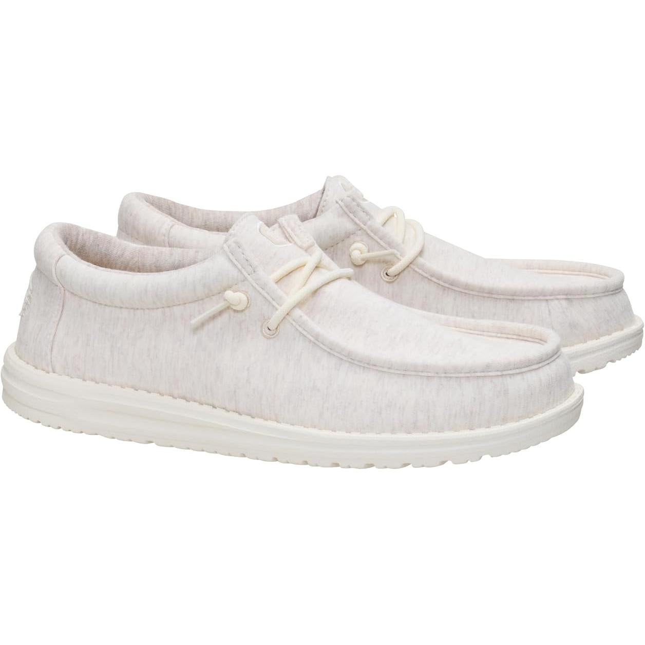 Hey Dude Men's Wally Stretch Jersey Shoes - Oatmeal