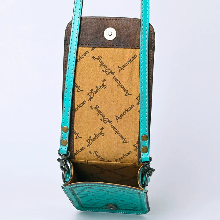 American Darling Leather Purse - Turquoise-1