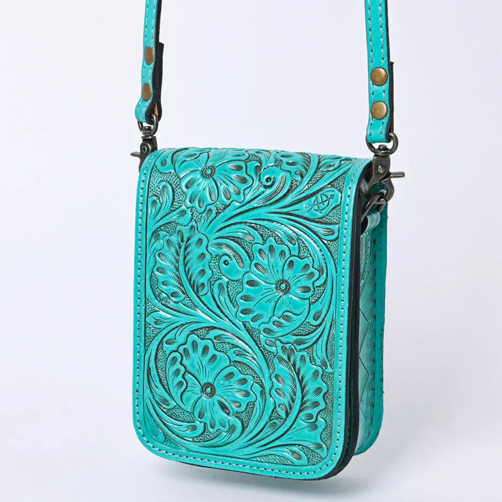 American Darling Leather Purse - Turquoise-1