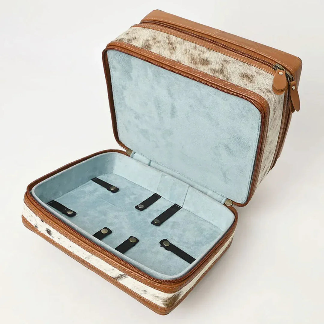 American Darling Leather Hide Jewelry Accessory Case