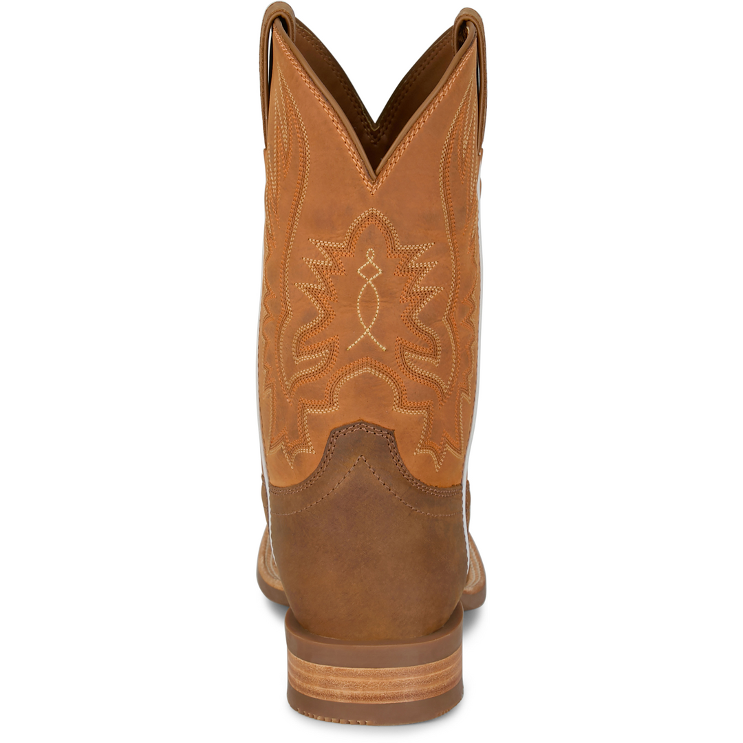 Justin Rustle Chestnut 11" Men’s Wide Square Toe OL7333