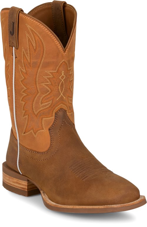Justin Rustle Chestnut 11" Men’s Wide Square Toe OL7333