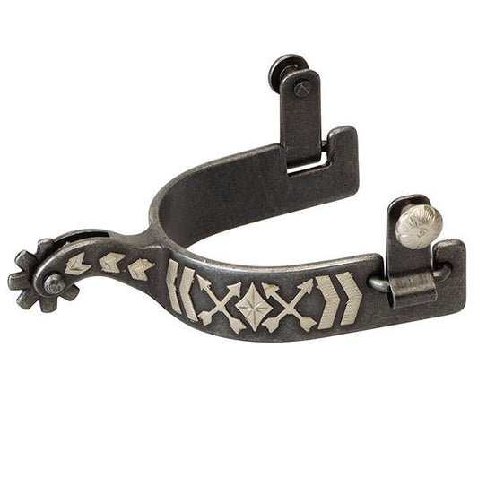 Weaver Men's Spur with Arrow Crossing Design