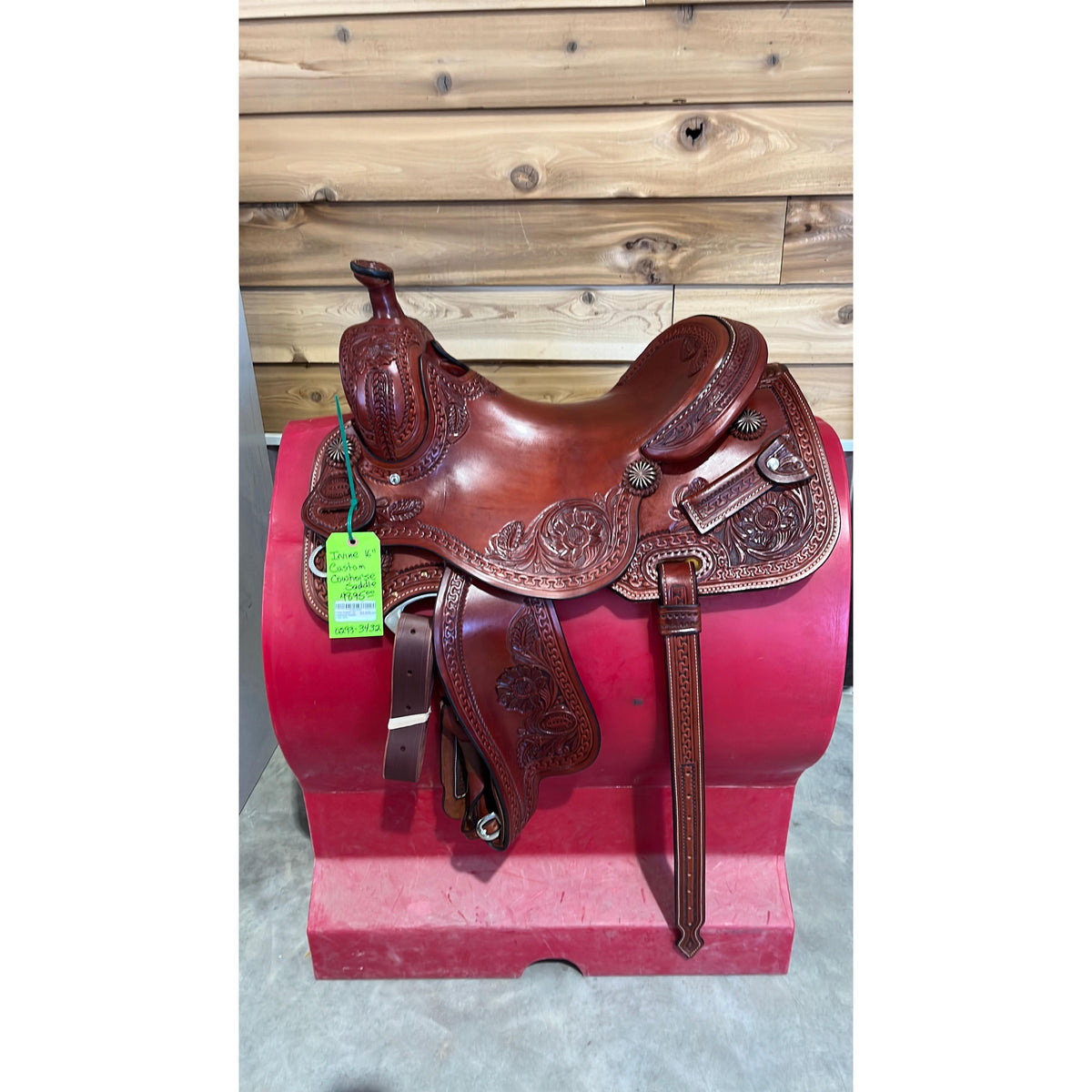 Irvine Custom 16" Cowhorse Saddle-0293-3432