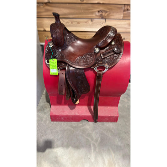 Irvine Custom 16" Cowhorse Saddle-0293-3427