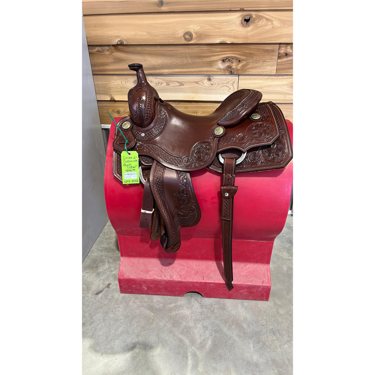 Irvine Custom USA 16" Ranch Cutting Saddle-0293-3462