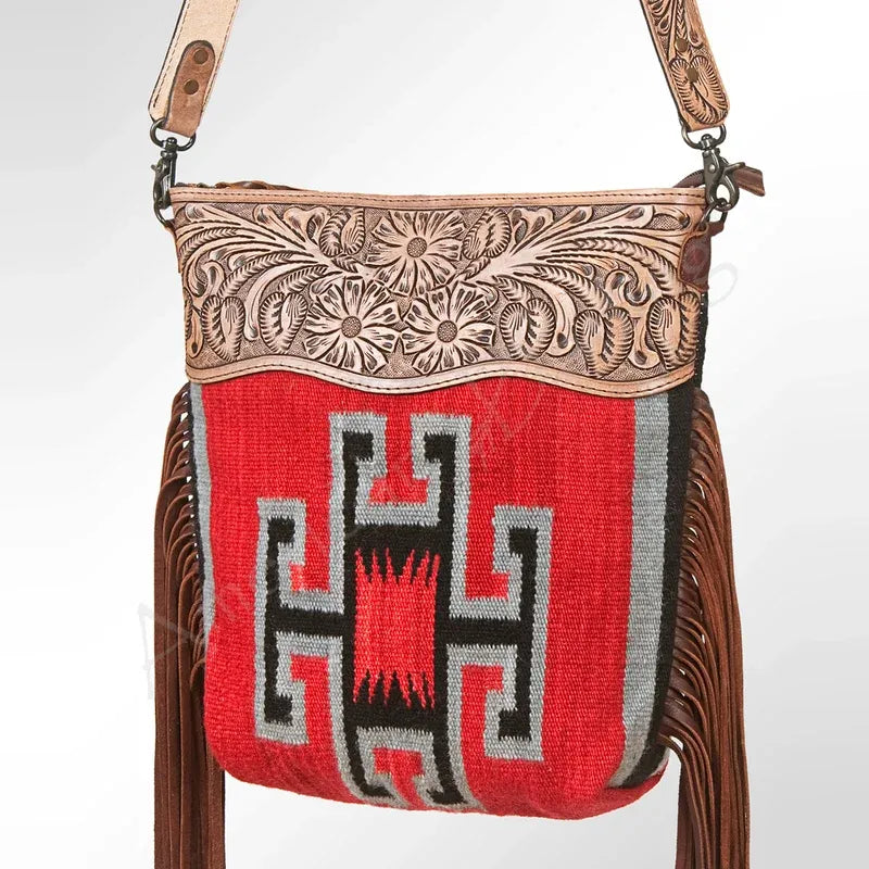 American Darling Large Crossbody Bag- Red