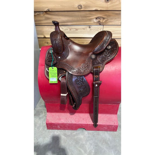 Irvine Custom 14" Cowhorse Saddle-0293-3438