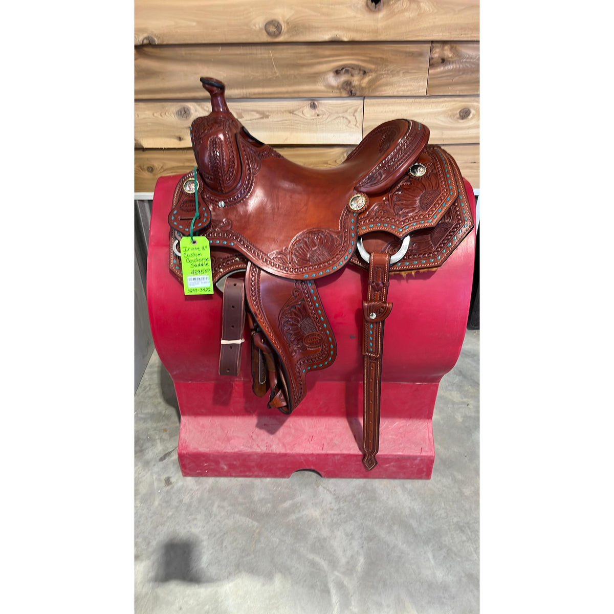 Irvine Custom   16"   Cowhorse Saddle-0293-3422