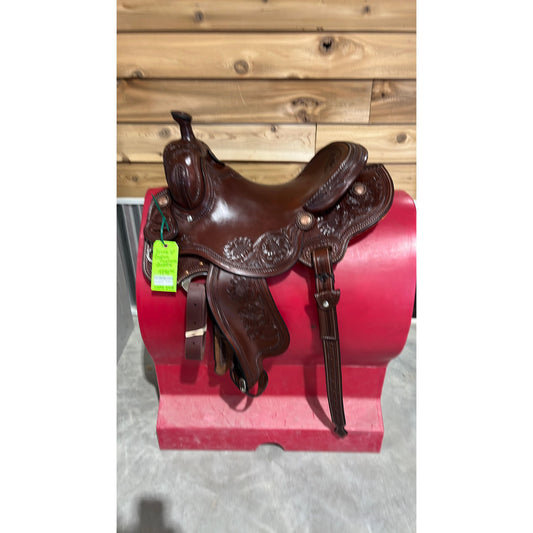 Irvine Custom 16" Cowhorse Saddle 0293-3418
