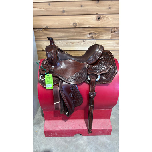 Irvine Custom 16" Cowhorse Saddle-0295-3444