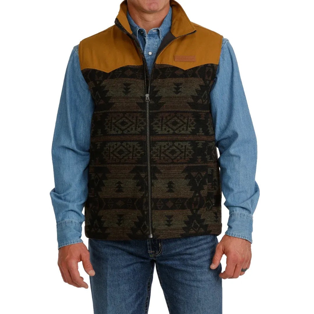 Cinch Men's Jacquard Southwest Print Vest