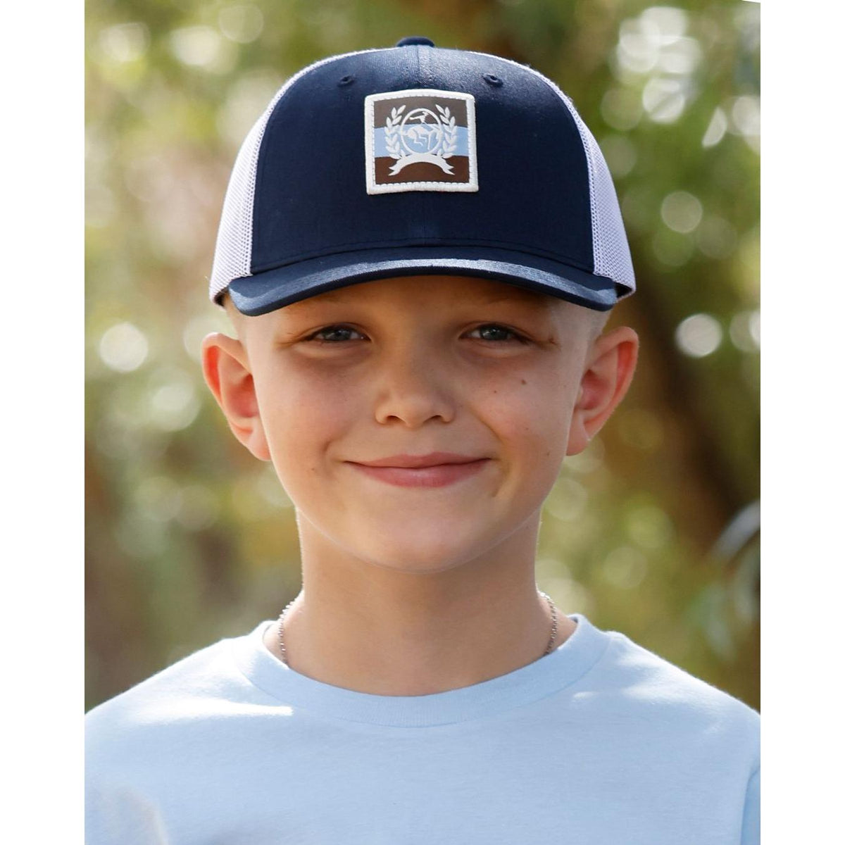 Cinch Boy's Curved Bill Trucker Cap - Navy