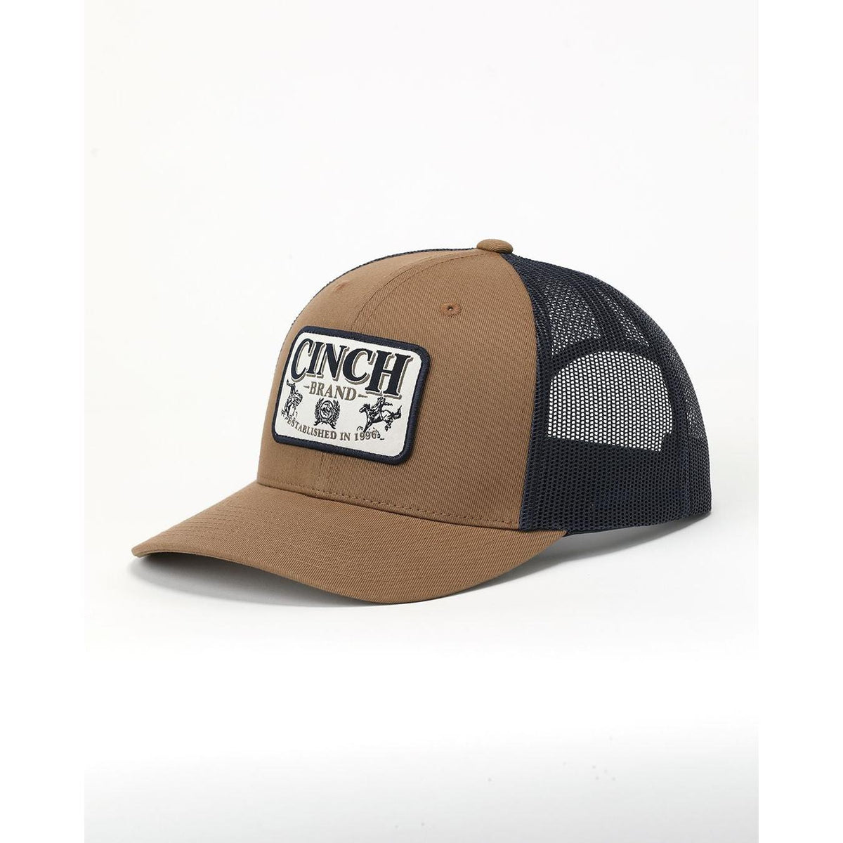 Cinch Men's Curved Brim Trucker Cap - Brown