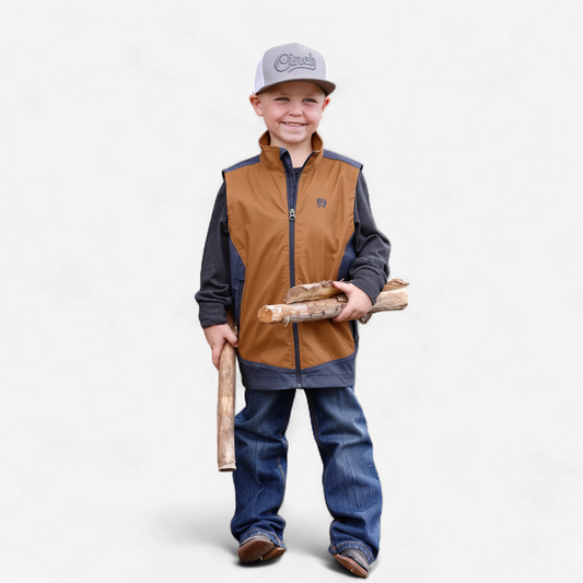 Cinch Youth Bonded Vest- Brown