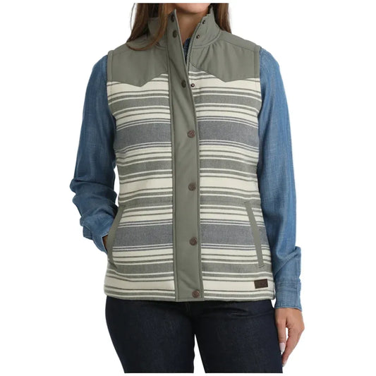 Cinch Women's Quilted Twill Vest- Multi