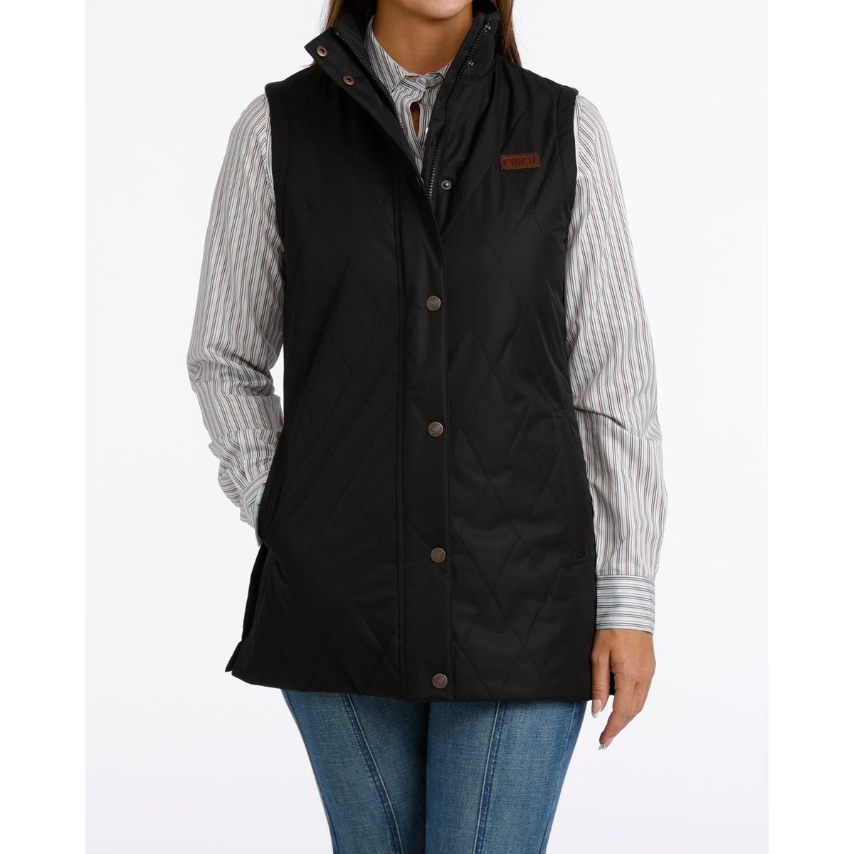 Cinch Womens Barn Vest - Black