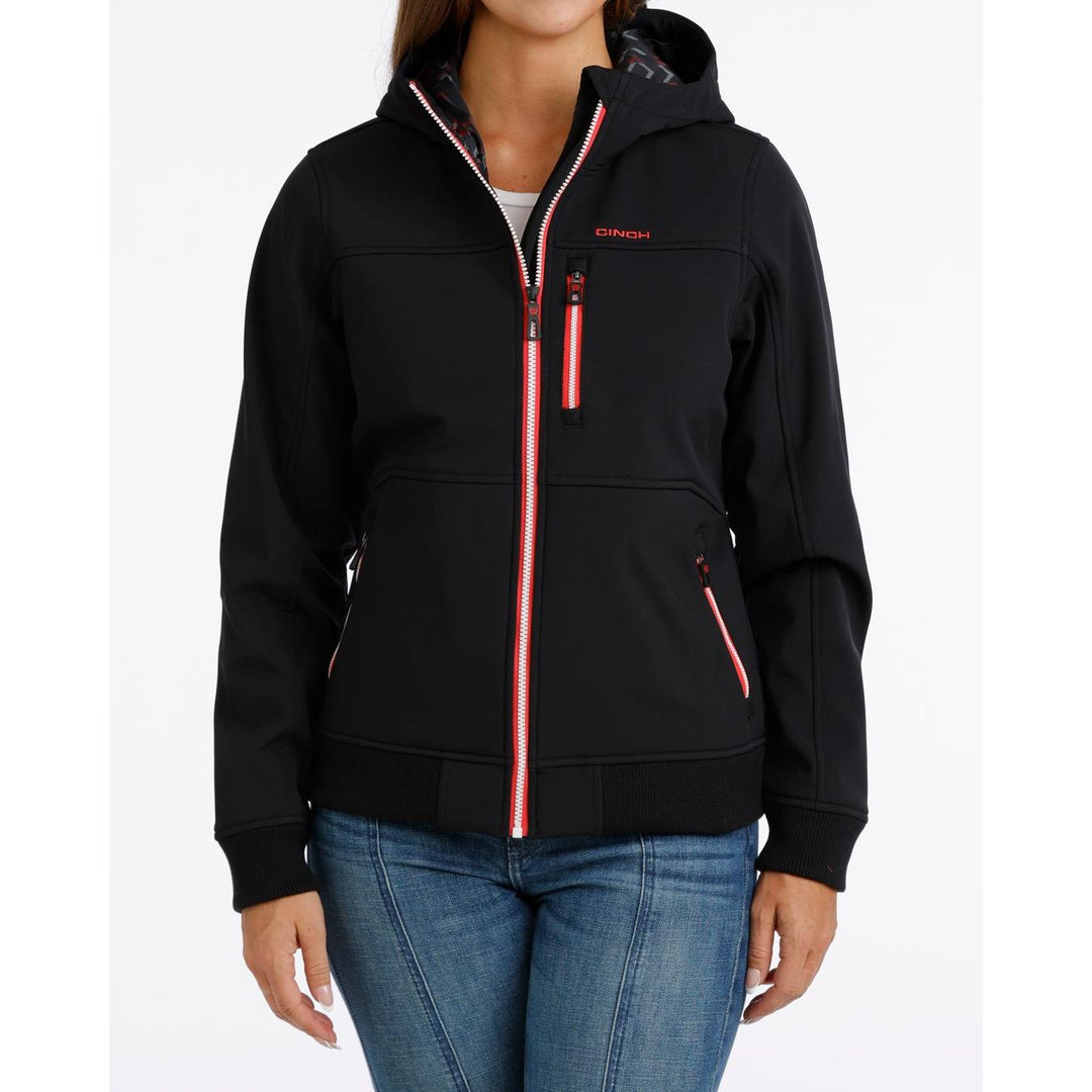 Cinch Womens Bonded Hoodie - Black
