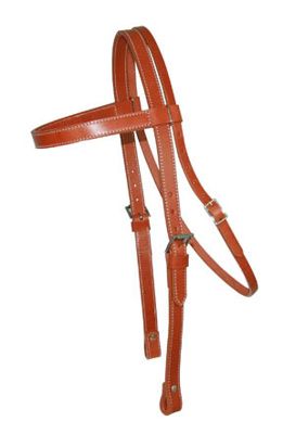 Aime Imports 1" Headstall Draft Horse - Chestnut