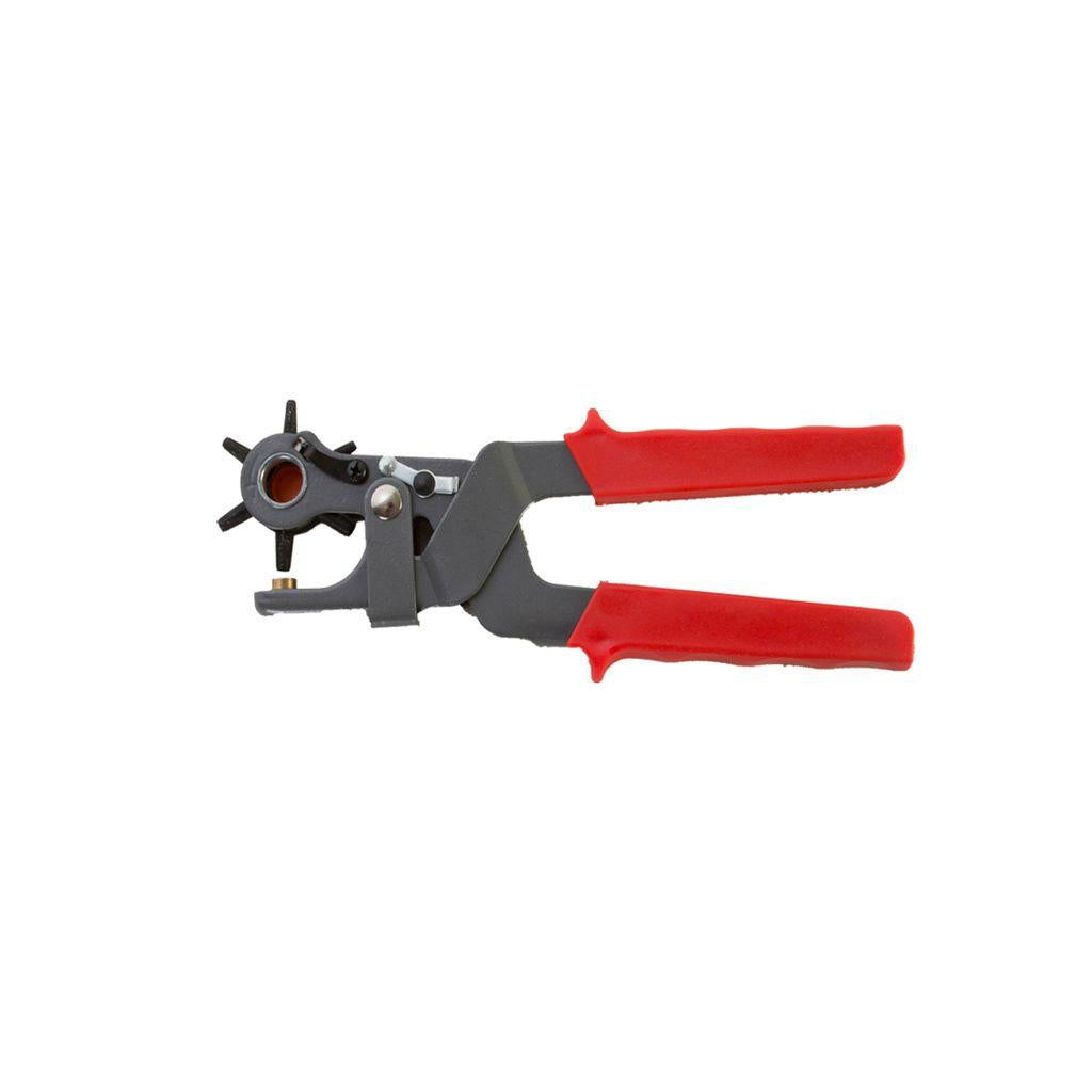 Aime Imports Revolving 6 Tube Leather Punch - Red