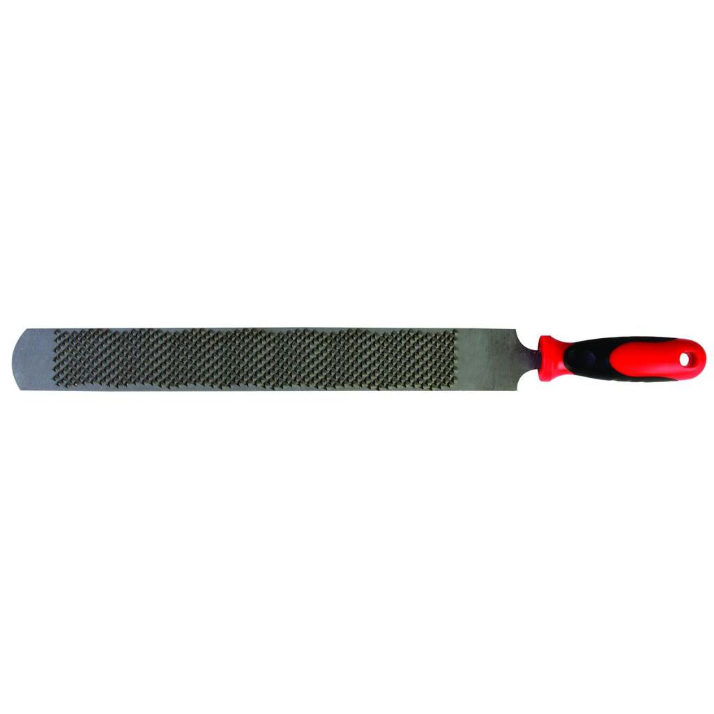 Aime Imports 14" Tanged Rasp w/Plastic Handle - Red