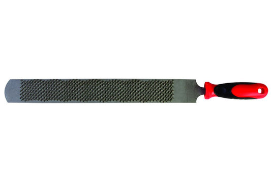 Aime Imports 14" Tanged Rasp w/Plastic Handle - Red