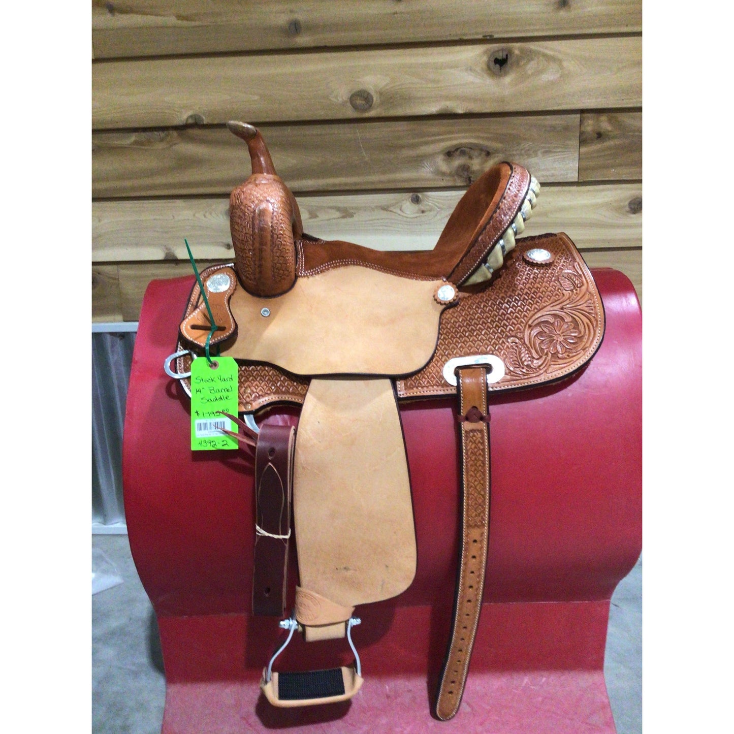 Stock Yard Barrel 14" Barrel Saddle