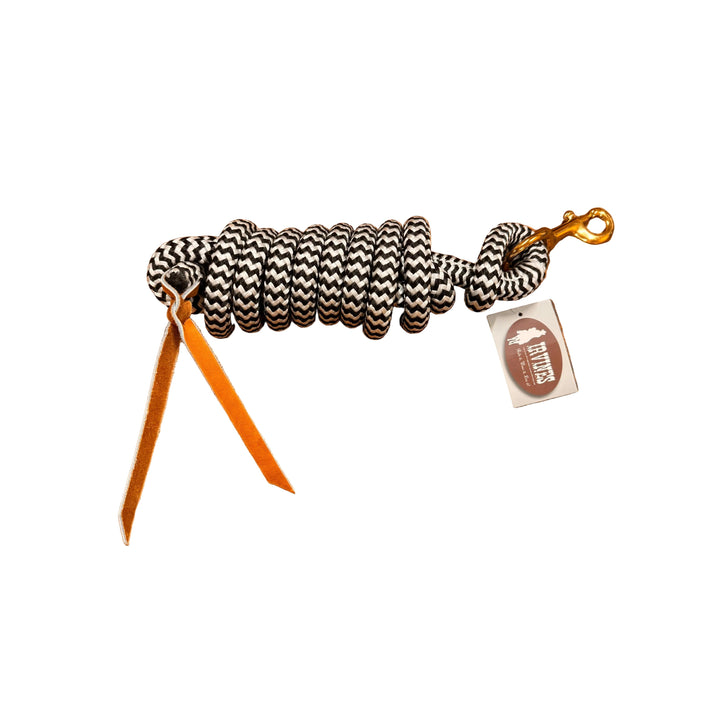 Irvine Cow Lead 9 ft 5/8" Lead w/Brass Plated Bolt Snap (Mixed Colours)