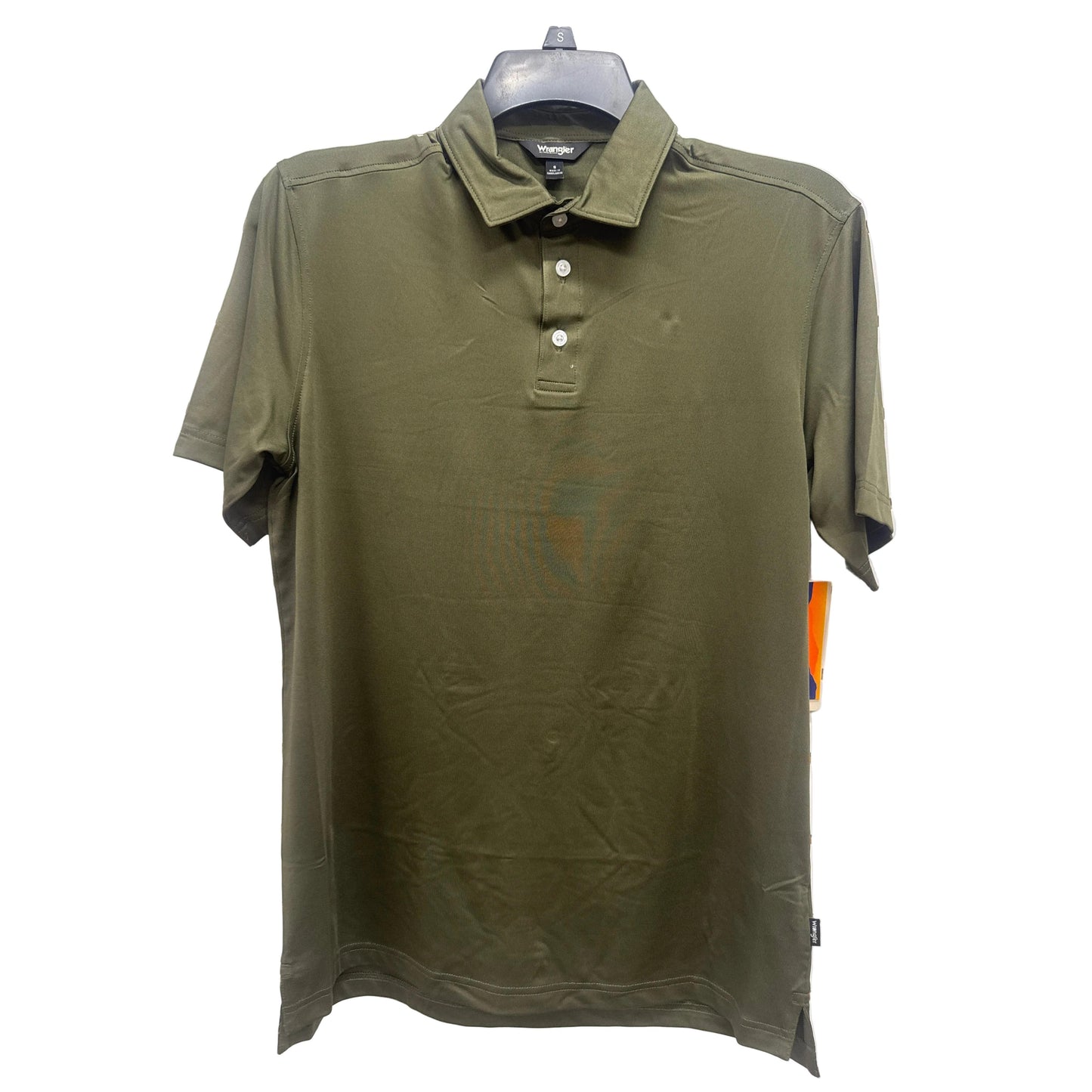 Wrangler Men's All Terrain Gear Performance Polo SS Shirt - Olive Night