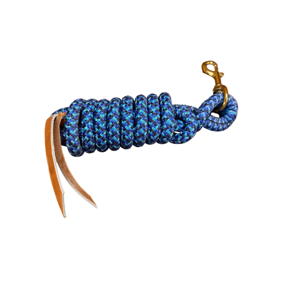 Irvine Cow Lead 9 ft 5/8" Lead w/Brass Plated Bolt Snap (Mixed Colours)