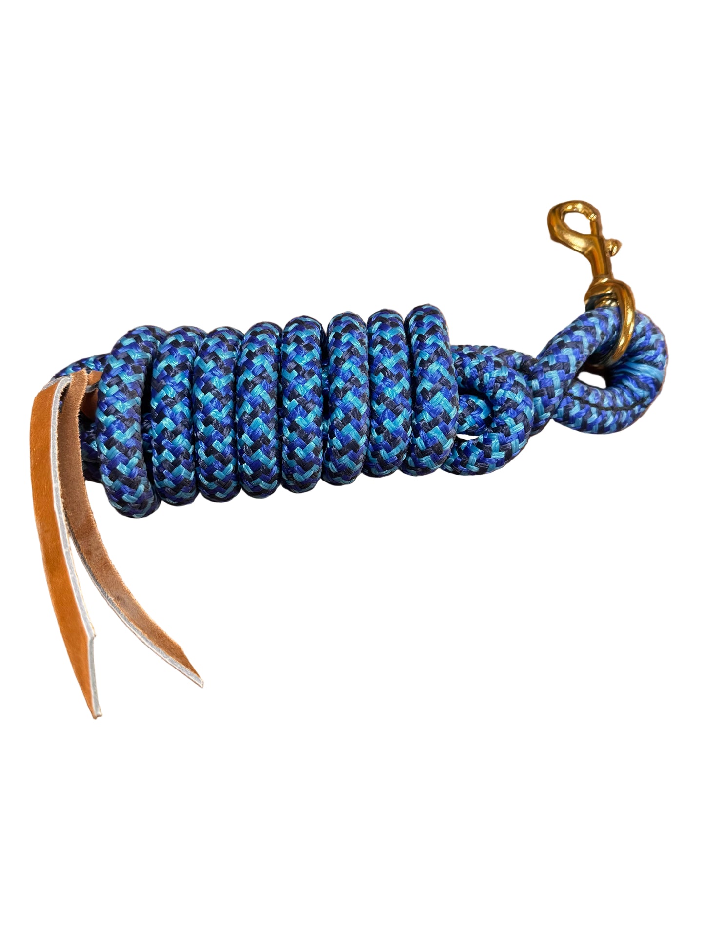Irvine Cow Lead 9 ft 5/8" Lead w/Brass Plated Bolt Snap (Mixed Colours)