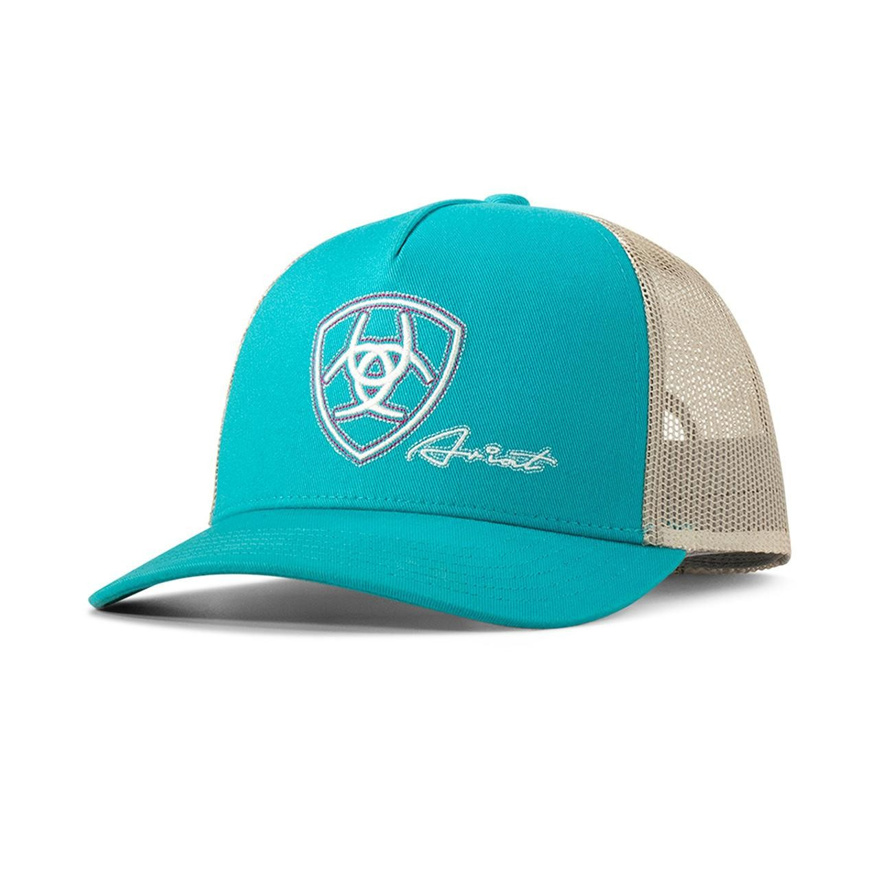 Ariat Women's Snap Shield Embroidered- Turquoise
