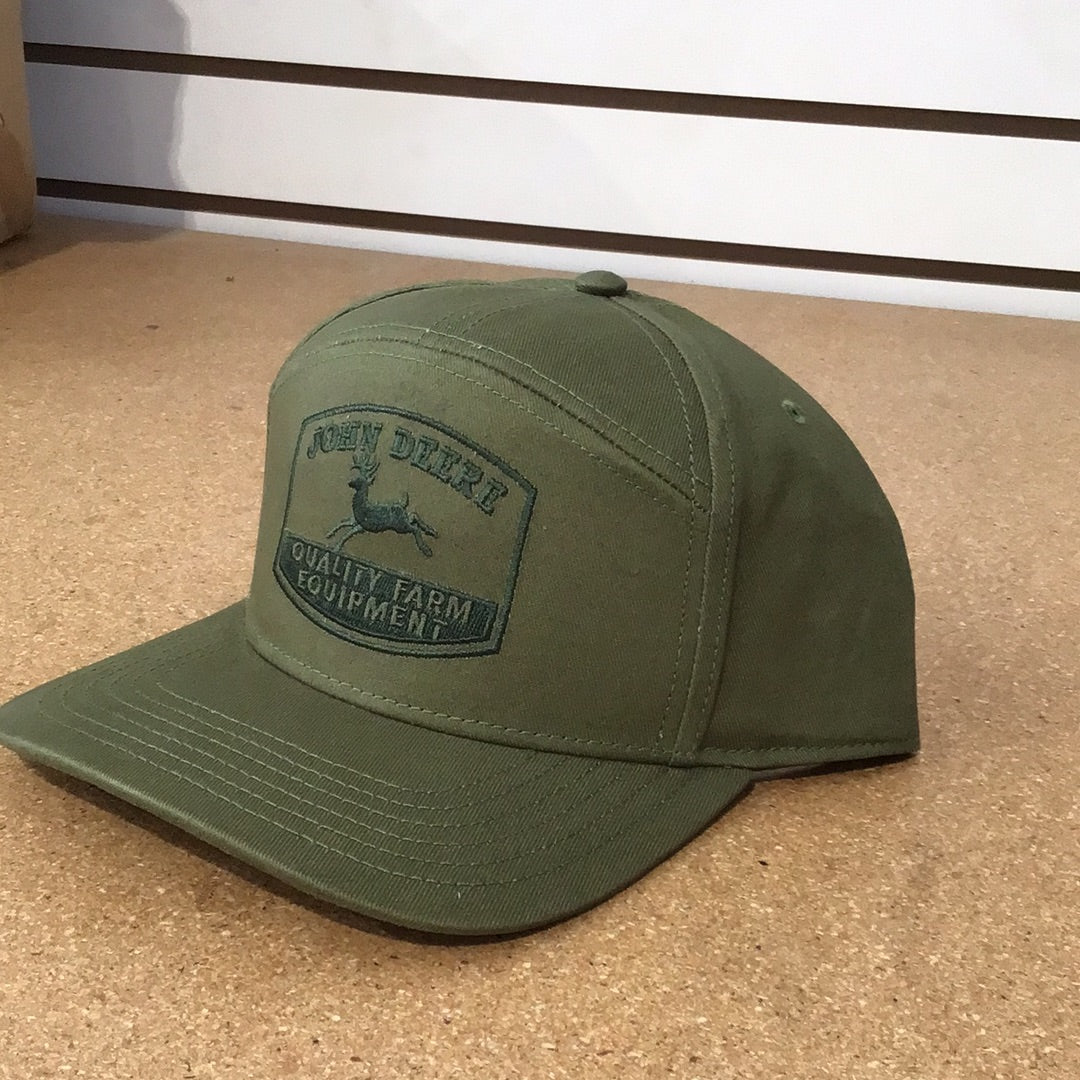 John Deere Equipment Logo Ball Cap - Olive