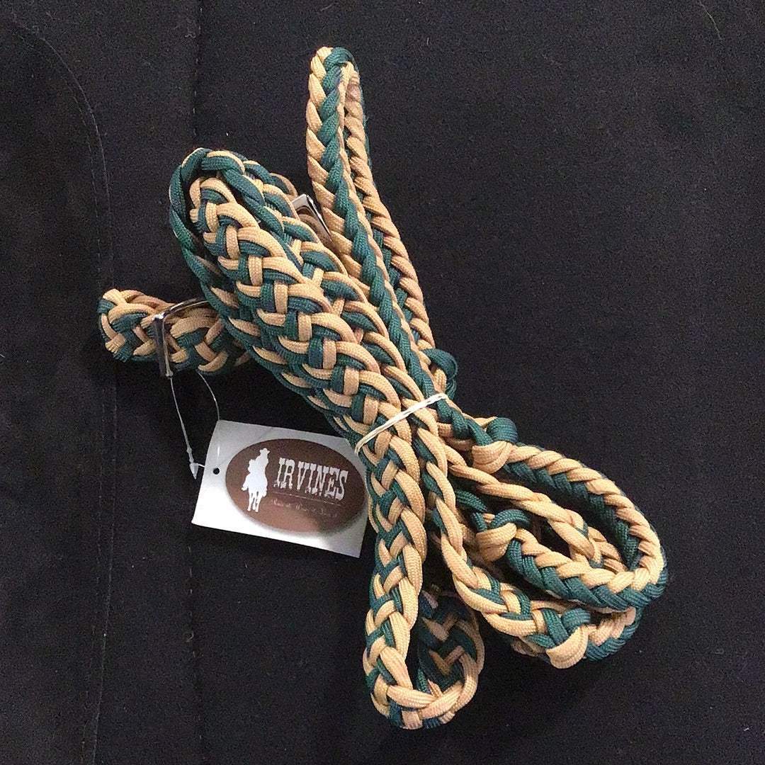 Irvine Braided Barrel Rein - Irvine Tack &amp; Western Wear