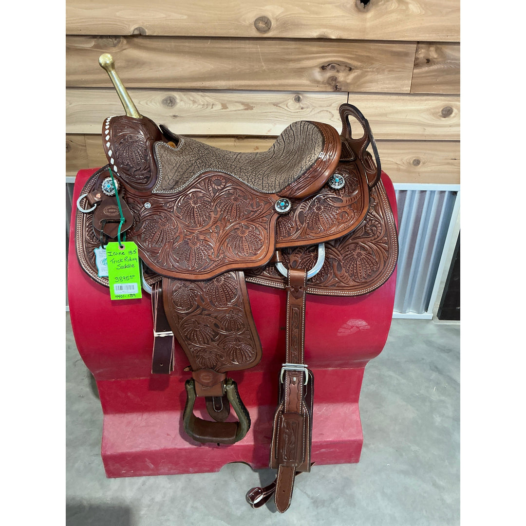 Irvine 15.5" Trick Riding Saddle - Irvine Tack &amp; Western Wear