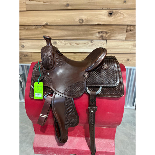 R.Ruelas  Custom 15.5" Cowhorse Saddle