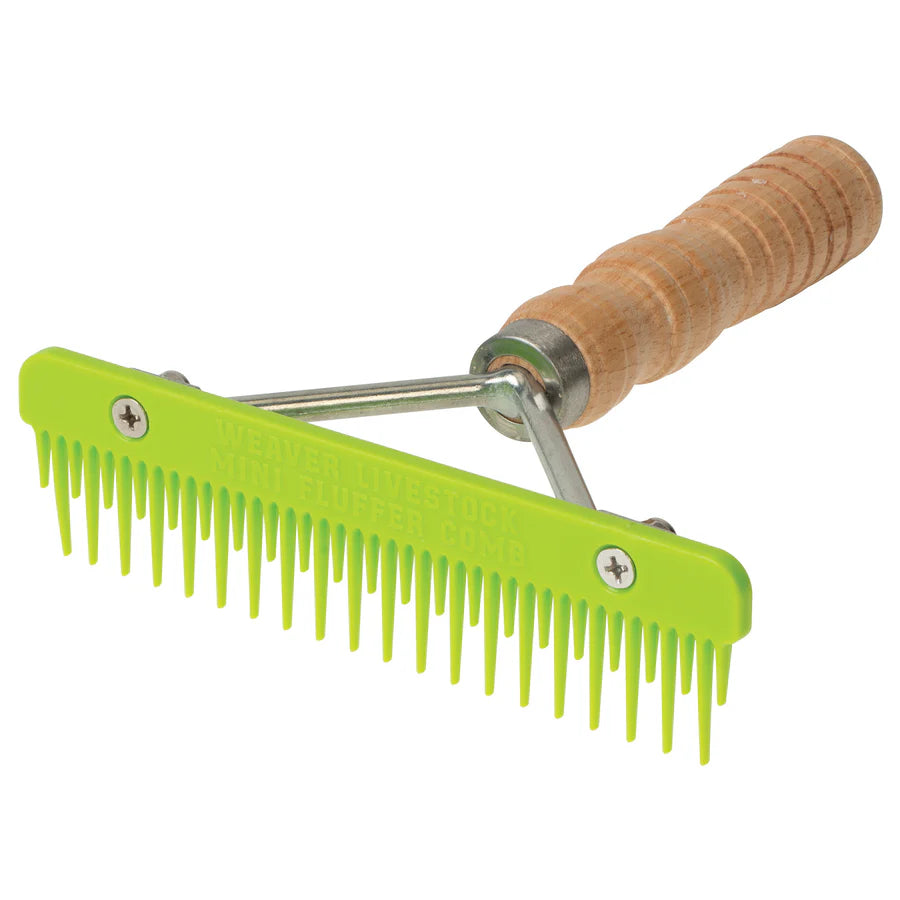 Weaver Mini Fluffer Wood Handle Comb