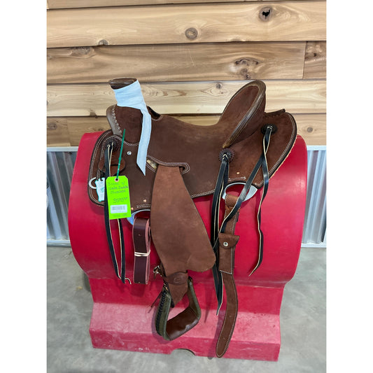 Irvine 16" Wade Saddle - Chocolate
