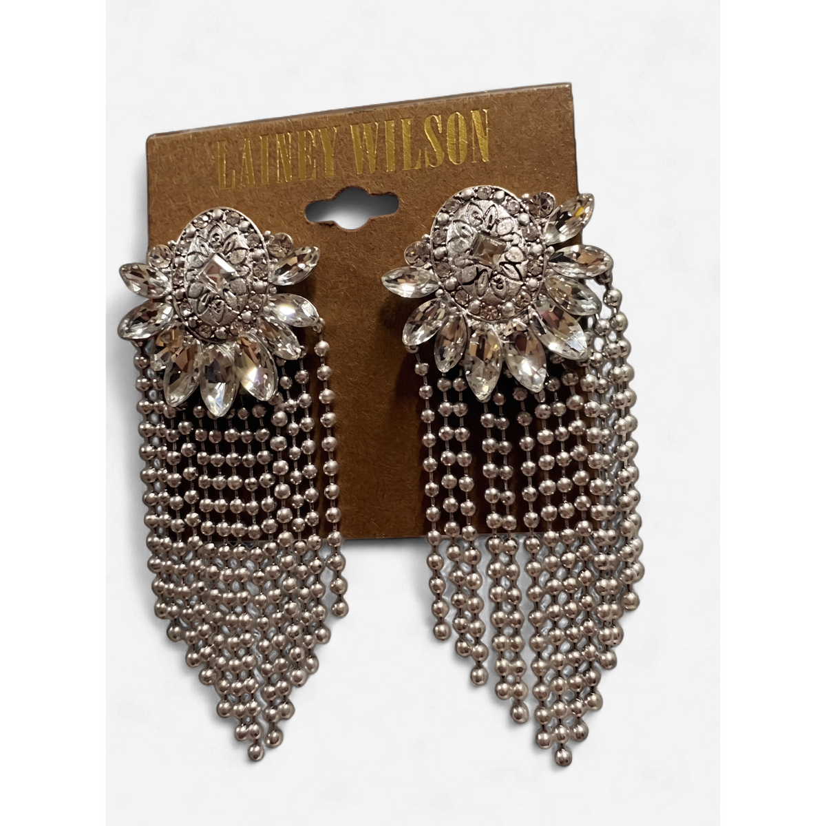 The Jewelry Group Lainey Wilson Glitz Fringe Earring