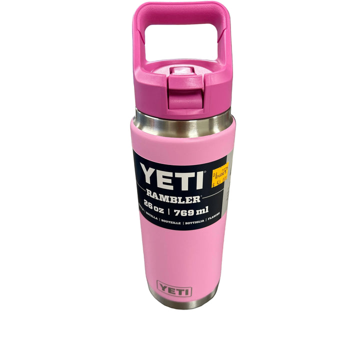 YETI Rambler 769 mL Water Bottle with Straw Cap - Aspen Power Pink Wildflower