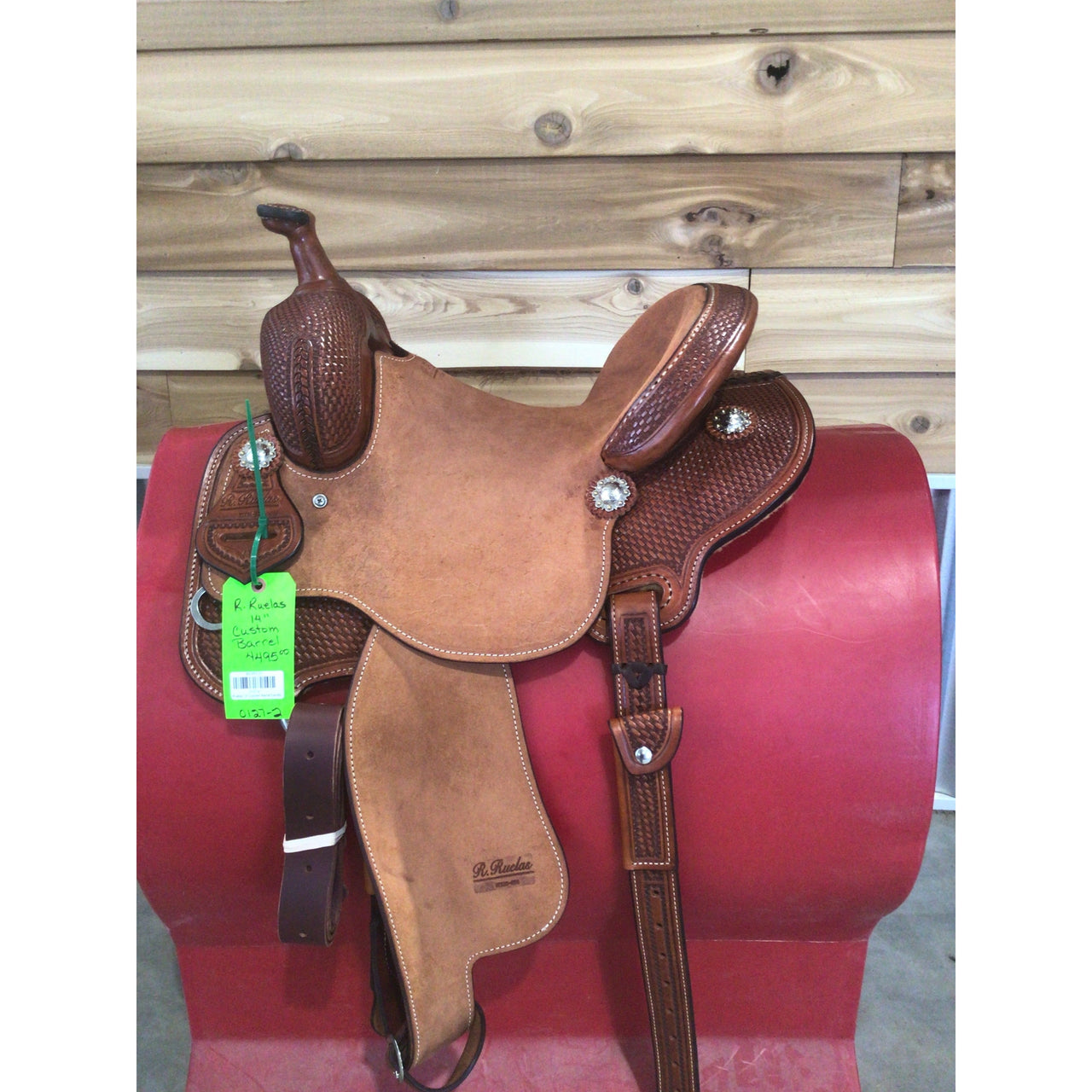 R. Ruelas 14" Custom Barrel Saddle