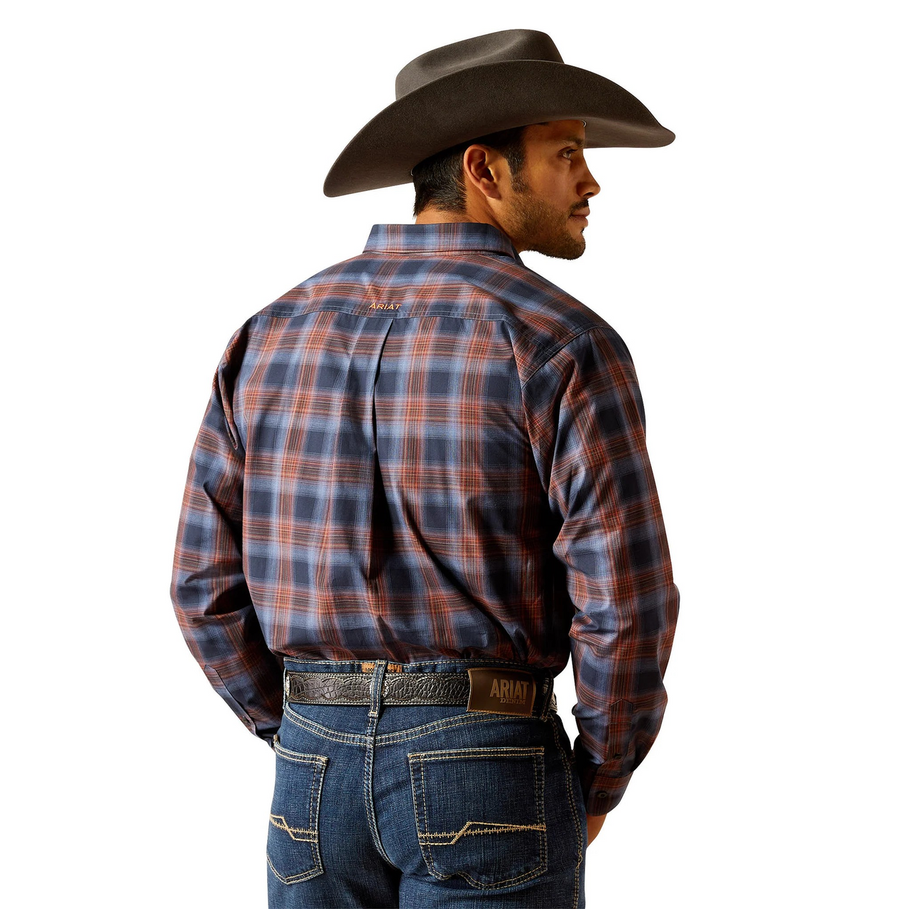 Ariat Men's Pro Tyler Classic Fit Shirt Long Sleeve Shirt - Dark Navy