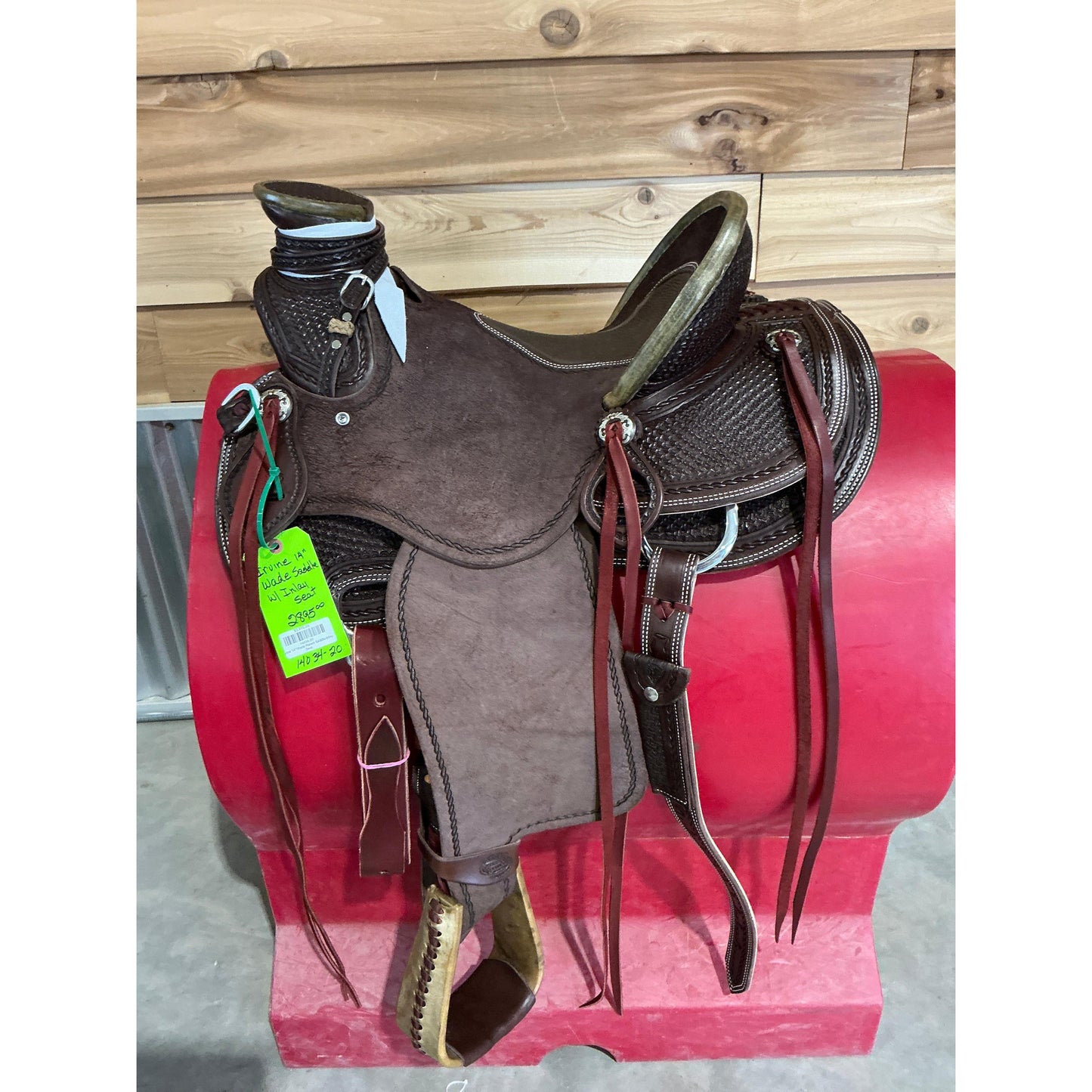 Irvine 14" Wade Ranch Saddle-Inlay Seat