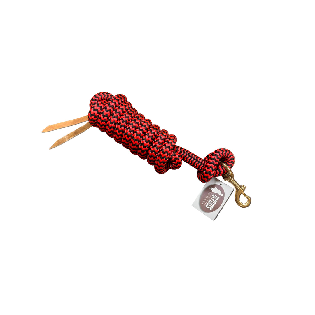 Irvine Cow Lead 9 ft 5/8" Lead w/Brass Plated Bolt Snap (Mixed Colours)