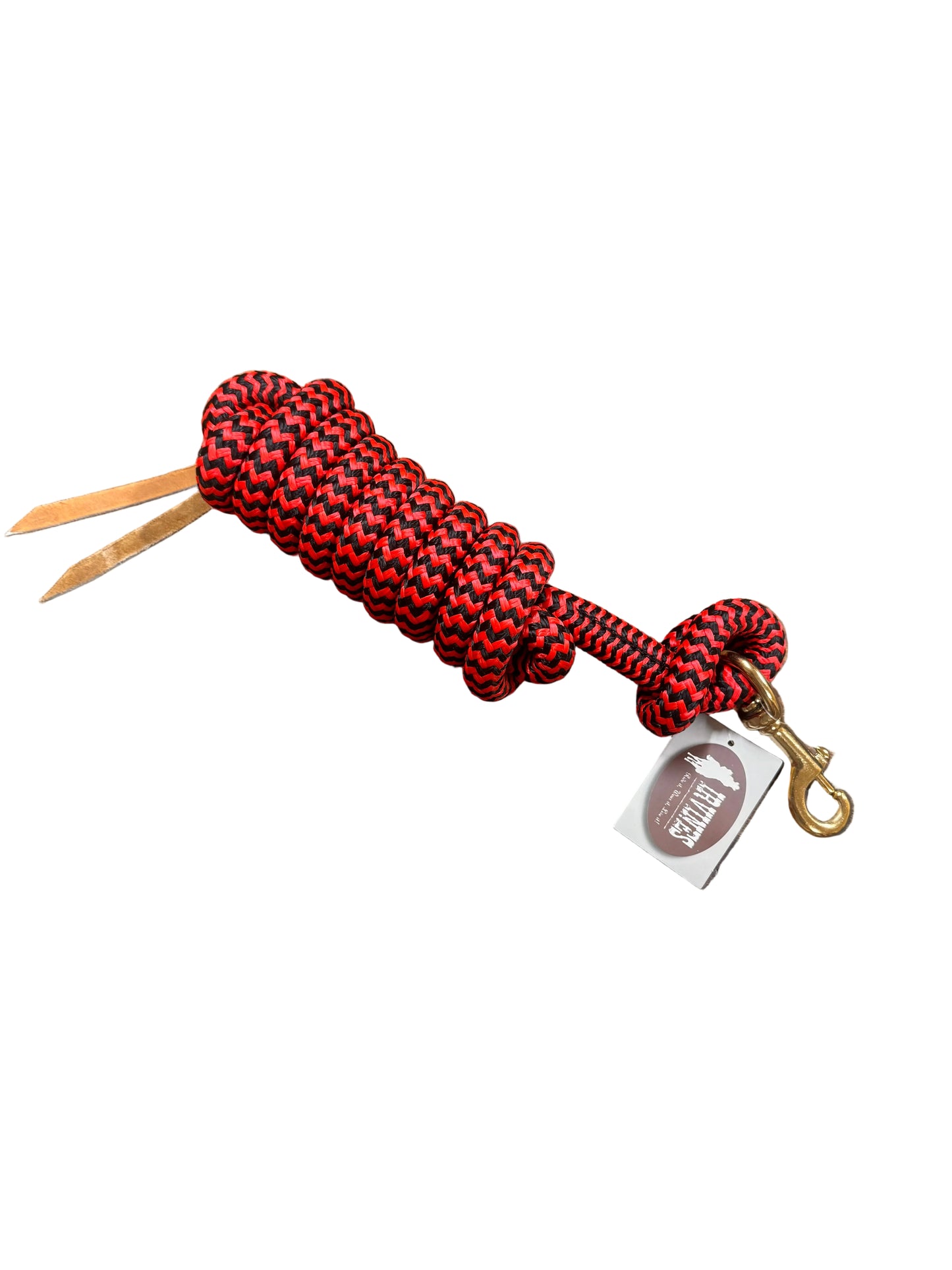 Irvine Cow Lead 9 ft 5/8" Lead w/Brass Plated Bolt Snap (Mixed Colours)