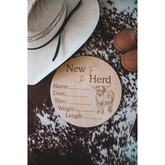New to the Herd Birth Stat Sign