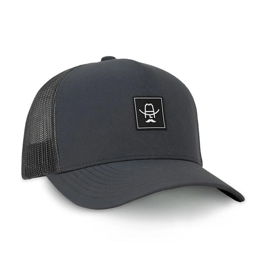 Cowboy Cool Sharp Shooter Snapback Hat - Charcoal